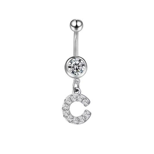 Initial Belly Ring